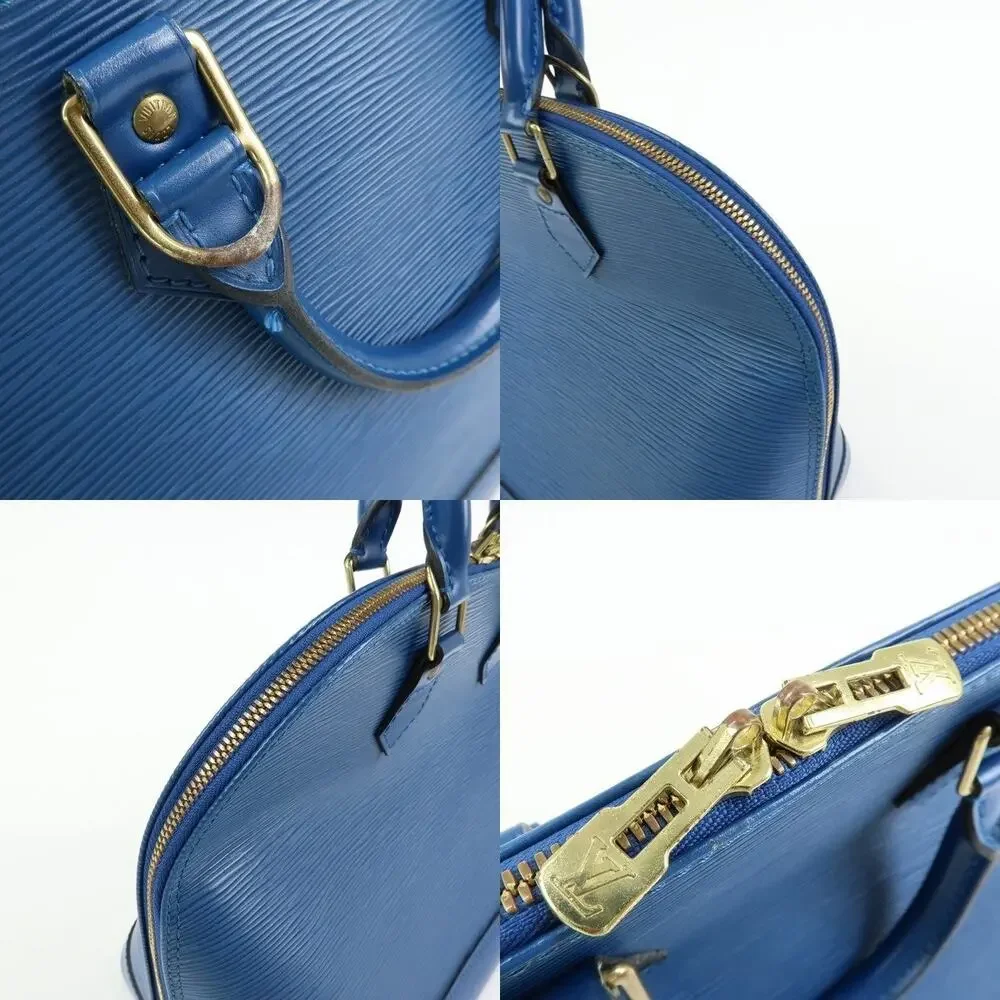 Louis Vuitton Epi Leather Alma Handbag Blue